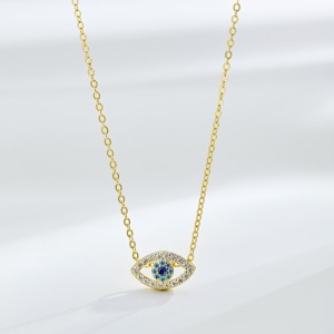 Shiny Zirconia Evil Eye Pendant Necklace 80200234 Shiny Zirconia Evil Eye Pendant Necklace 80200234