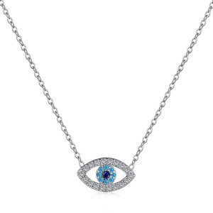 Shiny Zirconia Evil Eye Pendant Necklace 80200234 Shiny Zirconia Evil Eye Pendant Necklace 80200234