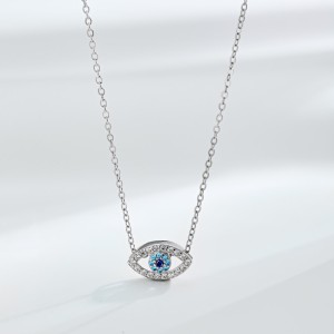 Shiny Zirconia Evil Eye Pendant Necklace 80200234 Shiny Zirconia Evil Eye Pendant Necklace 80200234