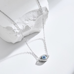 Shiny Zirconia Evil Eye Pendant Necklace 80200234 Shiny Zirconia Evil Eye Pendant Necklace 80200234