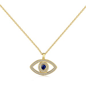 Shiny Zirconia Evil Eye Pendant Necklace 80200235 Shiny Zirconia Evil Eye Pendant Necklace 80200235