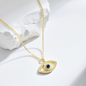 Shiny Zirconia Evil Eye Pendant Necklace 80200235 Shiny Zirconia Evil Eye Pendant Necklace 80200235