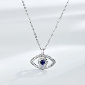 Shiny Zirconia Evil Eye Pendant Necklace 80200235 Shiny Zirconia Evil Eye Pendant Necklace 80200235