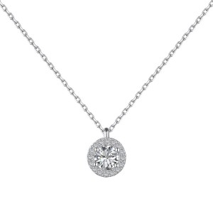 Shiny Round Zirconia Pendant Party Necklace 80200271 Shiny Round Zirconia Pendant Party Necklace 80200271