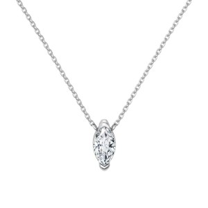 S925 Sweet Marquise Zirconia Necklace 80200300