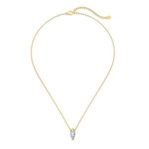 S925 Sweet Marquise Zirconia Necklace 80200300