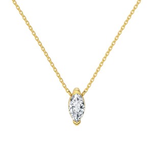 S925 Sweet Marquise Zirconia Necklace 80200300