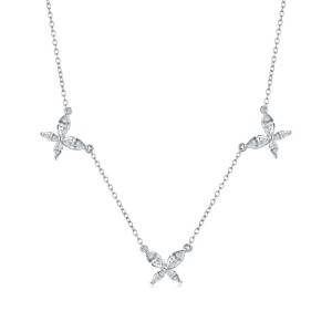 S925 Sparkle 5A Zirconia Butterfly Necklace 80200312