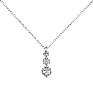 S925 Sparkle 5A Round Zirconia Necklace 80200315