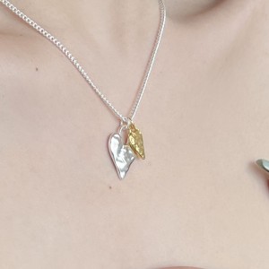 S925 Vintage Heart Pendant Necklace 80200323