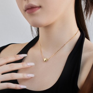 925 Sterling Silver Sweet Heart Necklace 80200333