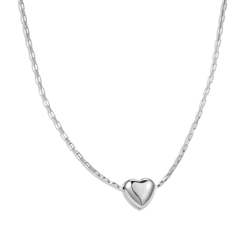 925 Sterling Silver Sweet Heart Necklace 80200333