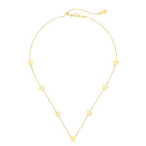 925 Sterling Silver Butterfly Necklace 80200341