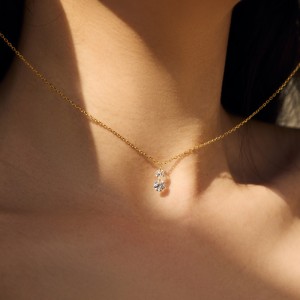 925 Sterling Silver 3mm/5mm Zirconia Necklace 80200360