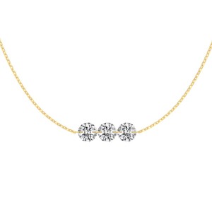 925 Sterling Silver Blink 4mm/5mm/6mm Zirconia Necklace 80200361