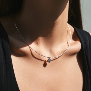 S925 Sparkle Zirconia Choker Necklace 80200370