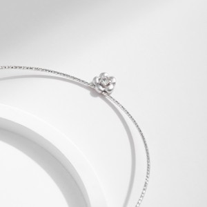 S925 Vintage Flower Choker Necklace 80200372