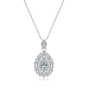 S925 Luxury Vintage Zirconia Necklace 80200380