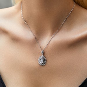 S925 Luxury Vintage Zirconia Necklace 80200380