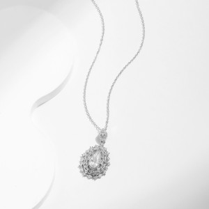 S925 Luxury Vintage Zirconia Necklace 80200380