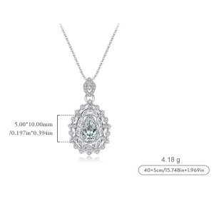S925 Luxury Vintage Zirconia Necklace 80200380