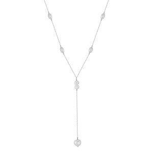 925 Sterling Silver Fresh Water Pearl Pendant Necklace 80200418