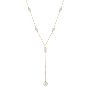 925 Sterling Silver Fresh Water Pearl Pendant Necklace 80200418