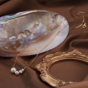 925 Sterling Silver Fresh Water Pearl Pendant Necklace 80200427