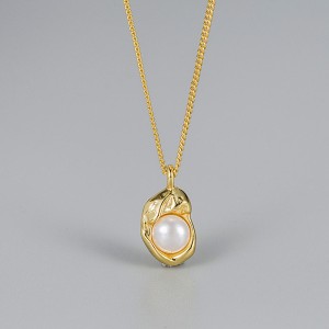 925 Sterling Silver Vintage Fresh Water Pearl Necklace 80200431