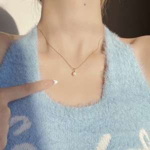 925 Sterling Silver Fresh Water Pearl Pendant Necklace 80200438