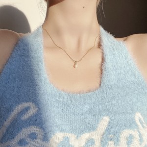 925 Sterling Silver Fresh Water Pearl Pendant Necklace 80200438