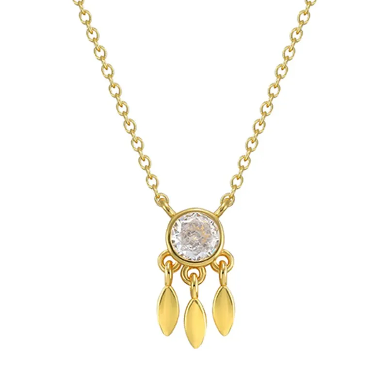 925 Sterling Silver Dreamcatcher Pendant Necklace 80200504