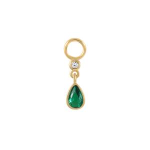 Silver Cubic Zirconia Waterdrop Pendant 90100017