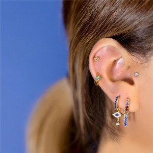 Silver Cubic Zirconia Evil Eye Pendant 90100018 Silver Cubic Zirconia Evil Eye Pendant 90100018