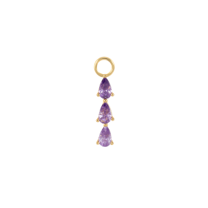 Silver Cubic Zirconia Waterdrop Tassel Pendant 90100028 Silver Cubic Zirconia Waterdrop Tassel Pendant 90100028