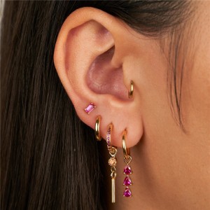 Silver Cubic Zirconia Waterdrop Tassel Pendant 90100028 Silver Cubic Zirconia Waterdrop Tassel Pendant 90100028