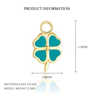 925 Sterling Silver Cute Earring Pendant 90100055