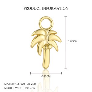 925 Sterling Silver Sweet Earring Pendant 90100056