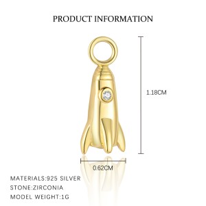 925 Sterling Silver Sweet Earring Pendant 90100056