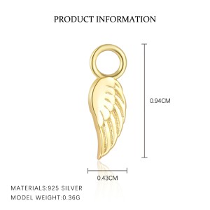 925 Sterling Silver Sweet Earring Pendant 90100056