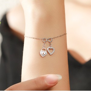 Kids 925 Sterling Silver CZ Heart Pendant 90200035