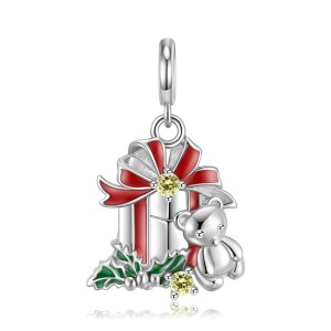 Sterling Silver Jingle Bell Bear Charms Pendants 90200055 Sterling Silver Jingle Bell Bear Charms Pendants 90200055