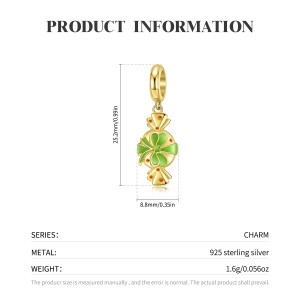 Sterling Silver Christmas Candy Charms Pendants 90200070