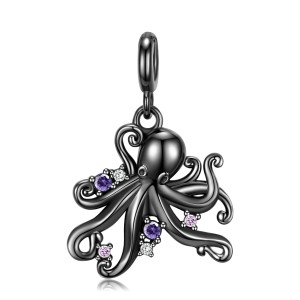 Steampunk Black Octopus Pendants 90200078 Steampunk Black Octopus Pendants 90200078