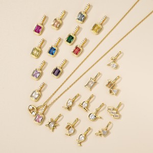 925 Sterling Silver Zirconia Constellation Pendant 90200088