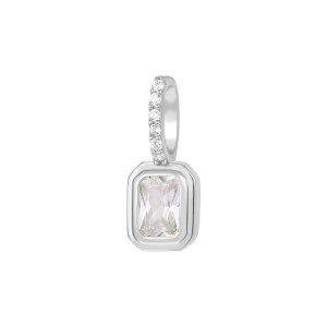 925 Sterling Silver Birthday Stone Zirconia Necklace Pendant 90200083