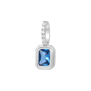 925 Sterling Silver Birthday Stone Zirconia Necklace Pendant 90200083