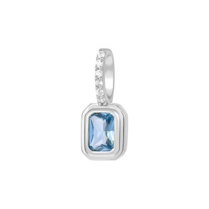 925 Sterling Silver Birthday Stone Zirconia Necklace Pendant 90200083