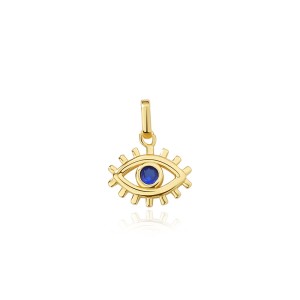 925 Sterling Silver Zirconia Evil Eye Pendant 90200090