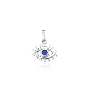 925 Sterling Silver Zirconia Evil Eye Pendant 90200090